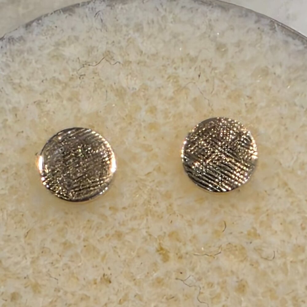 BVLA Gold Florentine Disc 14g Threaded Ends